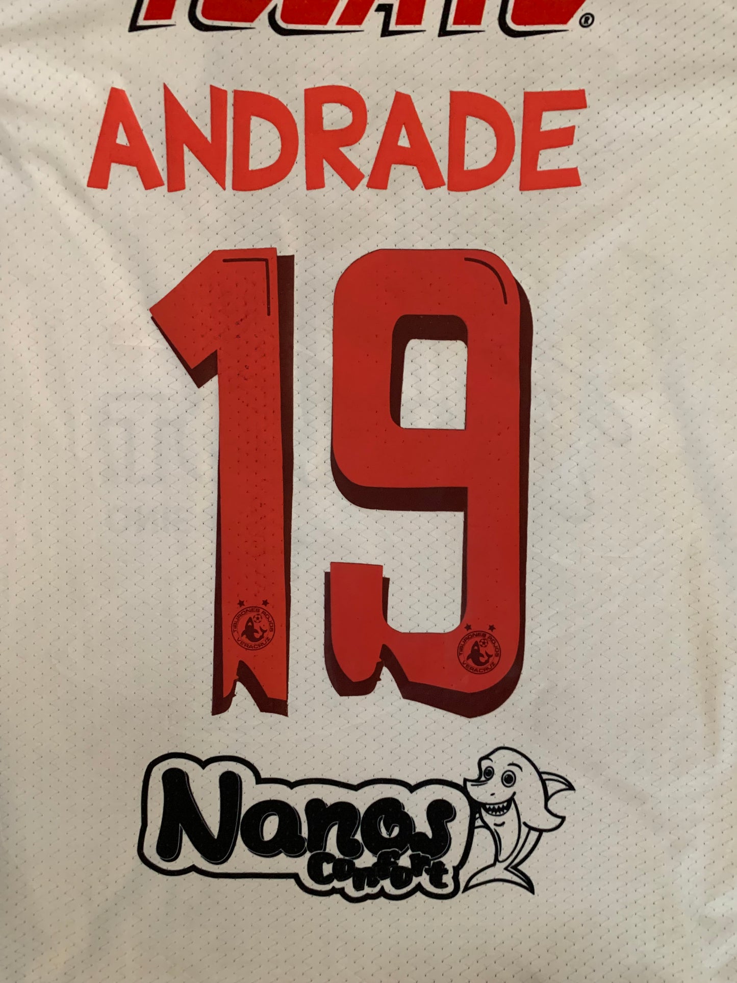 Tiburones de Veracruz 2017 Away Jersey Édgar Andrade #19 L (Fits M)