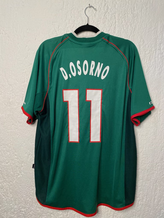 Mexico 2001 Home Jersey D. Osorno #11 XL