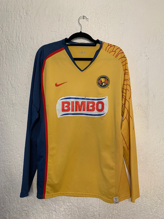 Club America Home Jersey 2007 L/S XL